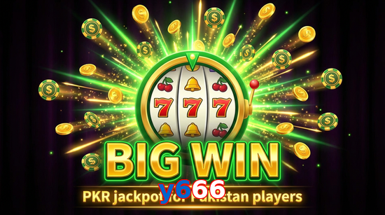 Big win animation on Y666 slot game